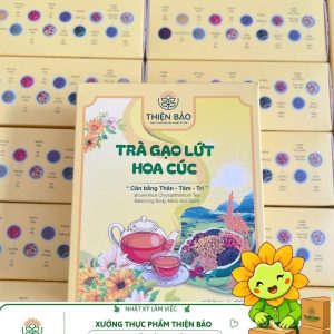 Trà gạo lứt hoa cúc